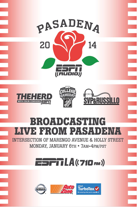 Public Invited to join ESPN Broadcasting Live from City Hall