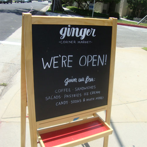Ginger Corner Market Opening July 7th!